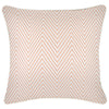 Cushion Cover-With Piping-Zig Zag Blush-45cm x 45cm