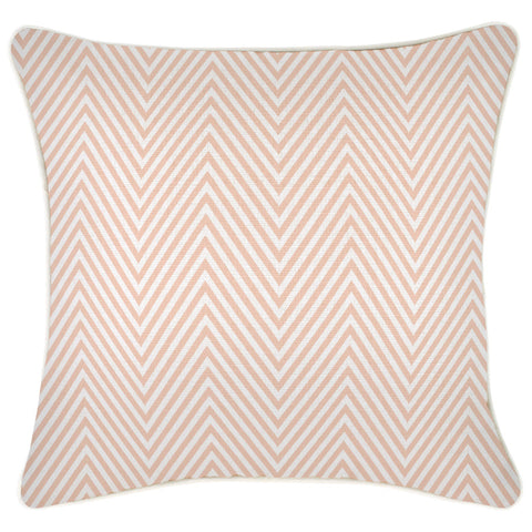 Cushion Cover-With Piping-Zig Zag Blush-35cm x 50cm