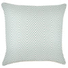 Cushion Cover-With Piping-Zig Zag Pale Mint-60cm x 60cm