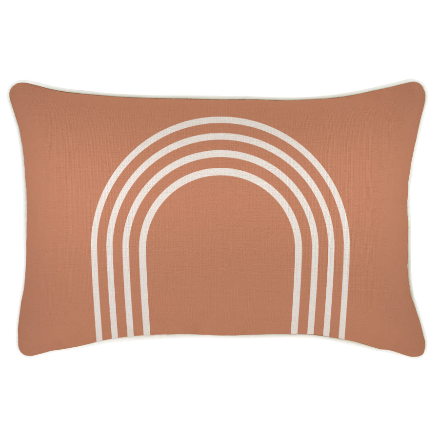 Cushion Cover-With Piping-Arch-Clay-35cm x 50cm