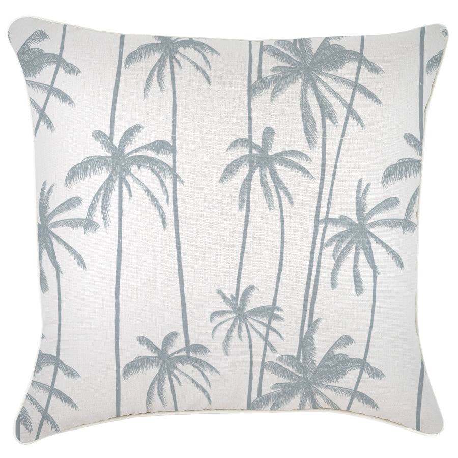 Cushion Cover-With Piping-Tall-Palms-Smoke-60cm x 60cm