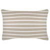 Cushion Cover-With Piping-Hampton Stripe Beige-35cm x 50cm