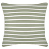 Cushion Cover-Coastal Fringe Black-Deck Stripe Black-60cm x 60cm