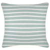 Cushion Cover-With Piping-Hampton Stripe Seafoam-45cm x 45cm