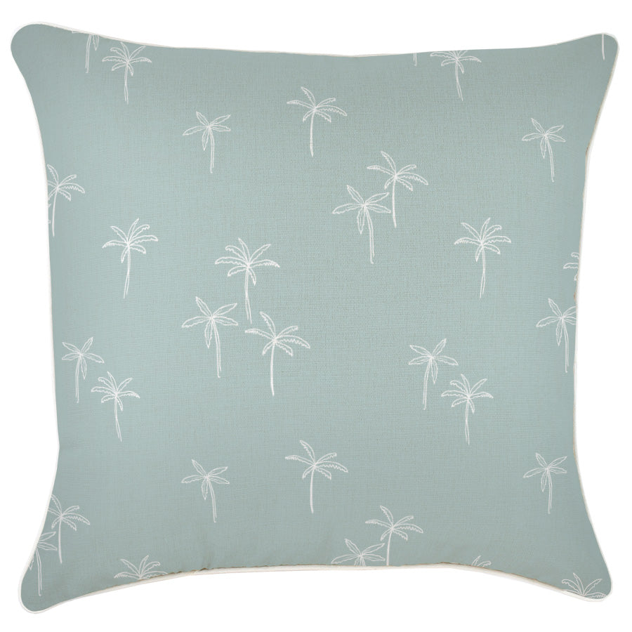Cushion Cover-With Piping-Palm Cove Seafoam-60cm x 60cm