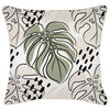 Cushion Cover-With Piping-Paint Stripes Pale Mint-60cm x 60cm