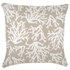 Cushion Cover-Coastal Fringe-Coastal Coral Beige-45cm x 45cm