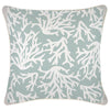 Cushion Cover-With Piping-Coastal Coral Seafoam-45cm x 45cm