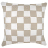 Cushion Cover-With Piping-Earth-Lines-Beige-35cm x 50cm