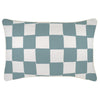 Cushion Cover-With Piping-Check Blue-60cm x 60cm