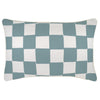 Cushion Cover-With Piping-Check Blue-45cm x 45cm