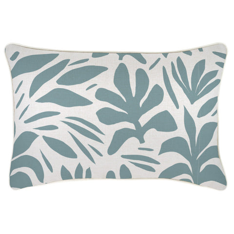 Cushion Cover-Coastal Fringe-Tahiti Blue-35cm x 50cm