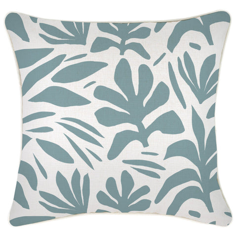 Cushion Cover-With Piping-Tahiti Blue-35cm x 50cm