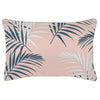 Cushion Cover-Coastal Fringe Black-Jungle Peach-45cm x 45cm