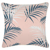 Cushion Cover-Coastal Fringe Black-Jungle Peach-45cm x 45cm