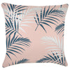 Cushion Cover-Coastal Fringe Black-Jungle Peach-45cm x 45cm