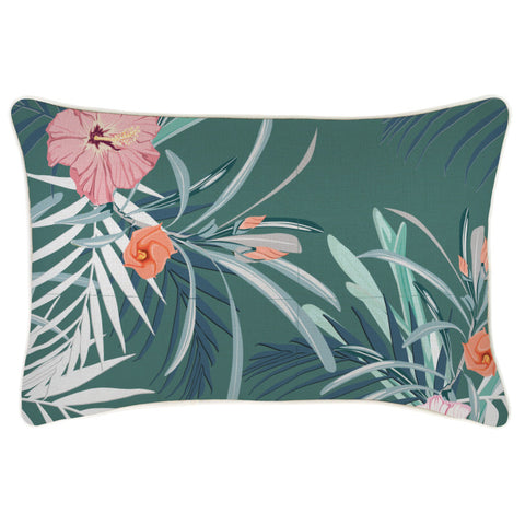 Placemat set of 4-Side Stripe Teal-46cm x 33cm