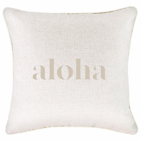 Cushion Cover-Coastal Fringe-Tahiti Beige-35cm x 50cm