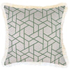 Cushion Cover-Coastal Fringe-Milan Green-35cm x 50cm