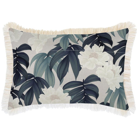 Cushion Cover-With Piping-Palm Cove Seafoam-35cm x 50cm