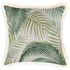 Cushion Cover-With Piping-Palm Trees White-60cm x 60cm