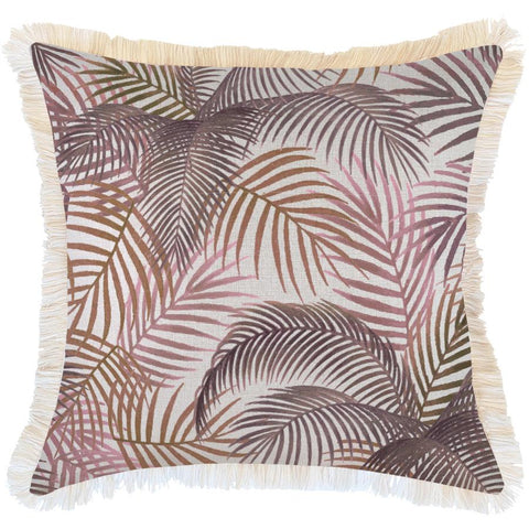 Cushion Cover-Coastal Fringe Natural-Cook Islands-35cm x 50cm