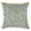 Cushion Cover-Coastal Fringe-Seminyak Green-60cm x 60cm