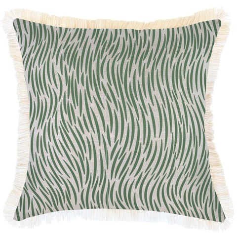 Cushion Cover-With Piping-Palm Trees Lagoon-35cm x 50cm