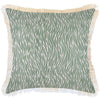 Cushion Cover-Coastal Fringe-Seminyak Green-60cm x 60cm