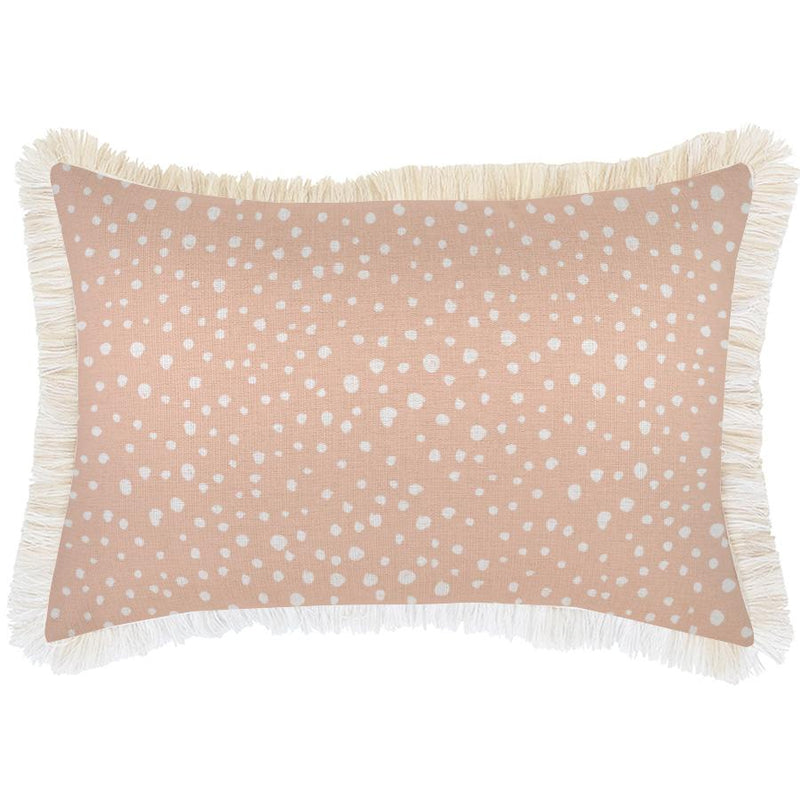 Cushion Cover-Coastal Fringe-Lunar Blush-35cm x 50cm