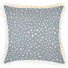 Cushion Cover-Coastal Fringe-Tall-Palms-Smoke-35cm x 50cm
