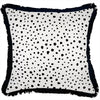 Cushion Cover-With Black Piping-Lunar-35cm x 50cm