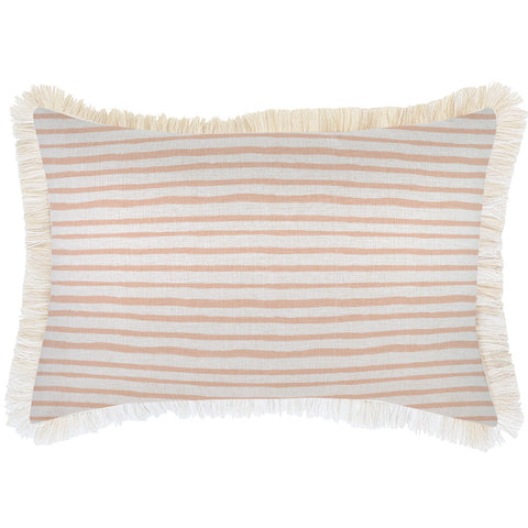 Cushion Cover-With Piping-Zig Zag Blush-35cm x 50cm