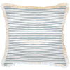 Cushion Cover-Coastal Fringe-Paint Stripes Smoke-35cm x 50cm