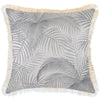 Cushion Cover-With Piping-Positano Smoke-60cm x 60cm