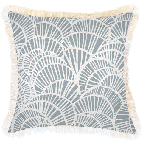 Cushion Cover-With Piping-Tall-Palms-Smoke-35cm x 50cm