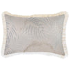 Cushion Cover-Coastal Fringe Natural-Seminyak Biscuit-60cm x 60cm