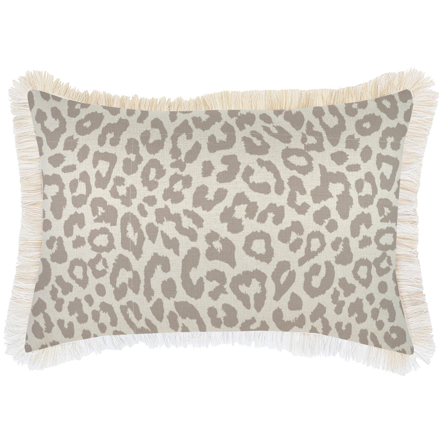 Cushion Cover-Coastal Fringe- Safari- 35cm x 50cm