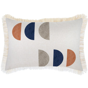 Cushion Cover-Coastal Fringe-Shadow Moon-35cm x 50cm