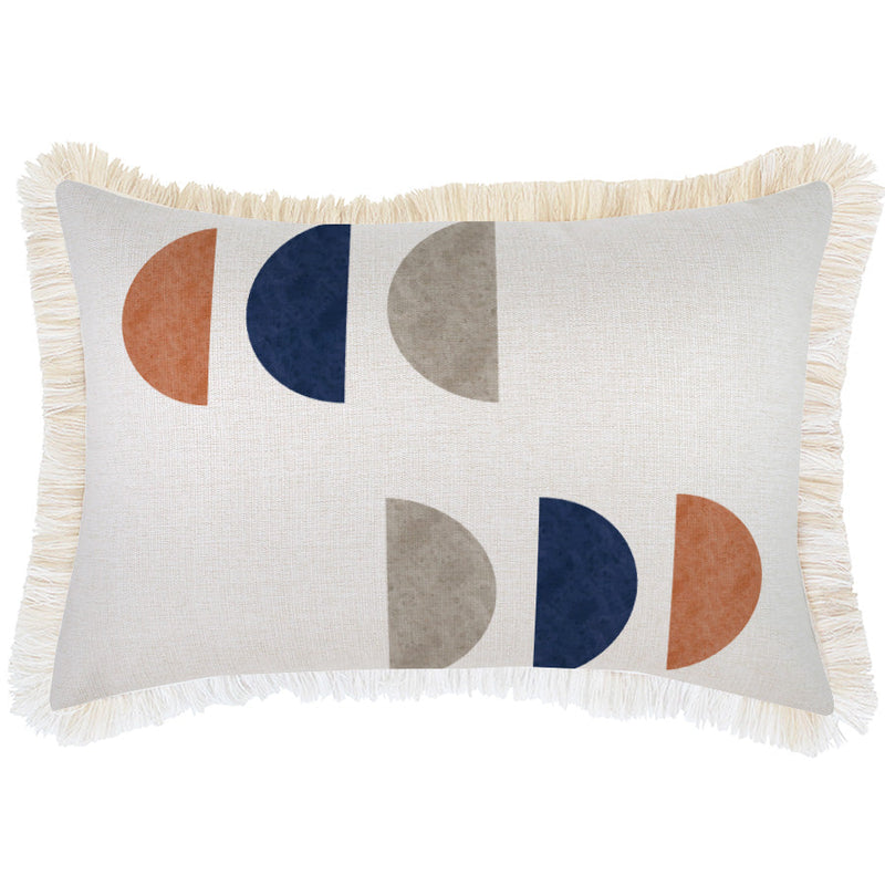 Cushion Cover-Coastal Fringe-Shadow Moon-35cm x 50cm