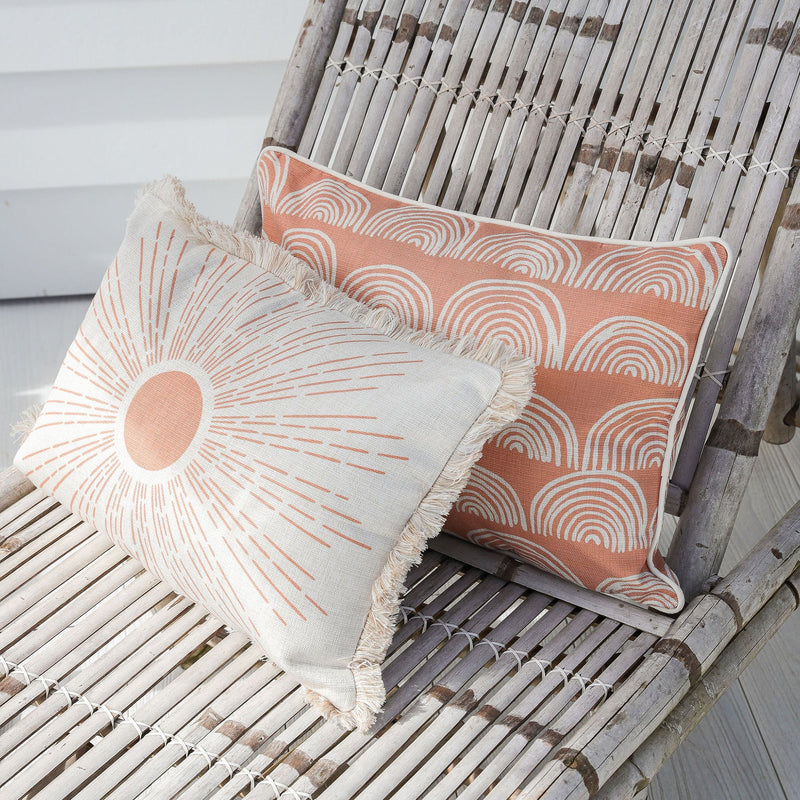 Cushion Cover-Coastal Fringe-Daylight-35cm x 50cm