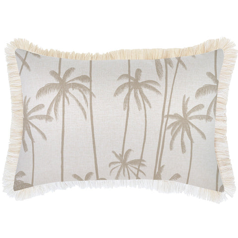 Cushion Cover-Coastal Fringe-Tahiti Beige-45cm x 45cm