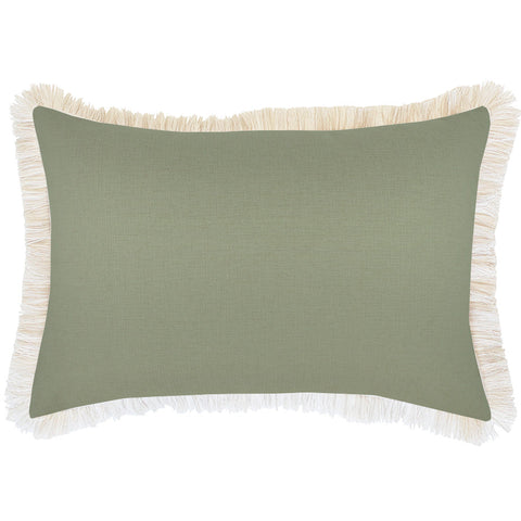 Cushion Cover-With Piping-Botanical Natural-35cm x 50cm