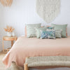 Cushion Cover-Coastal Fringe-Solid-Sage-45cm x 45cm