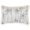 Round Placemat-Coastal Fringe-Deck Stripe-Smoke-40cm