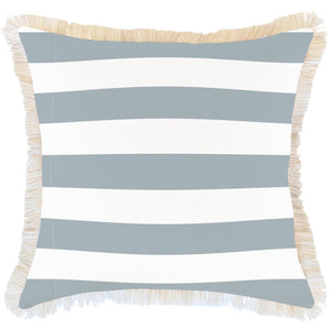 Cushion Cover-Coastal Fringe-Deck-Stripe-Smoke-60cm x 60cm