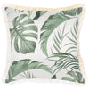 Cushion Cover-Coastal Fringe-Milan Green-60cm x 60cm