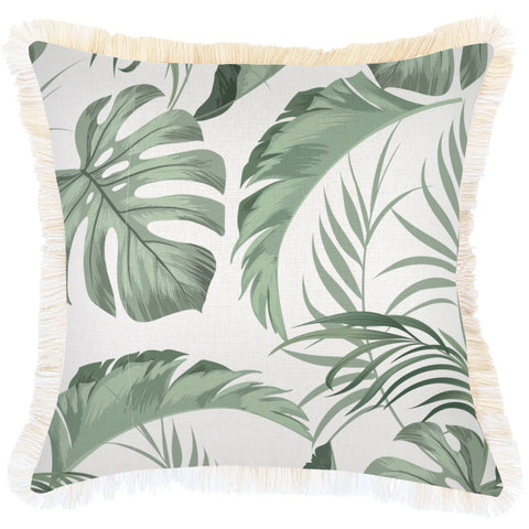 Cushion Cover-With Piping-Palm Trees Lagoon-60cm x 60cm