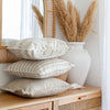 Cushion Cover-Coastal Fringe-Palm Cove Beige-45cm x 45cm