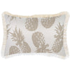 Cushion Cover-With Piping-Pineapples Beige-35cm x 50cm